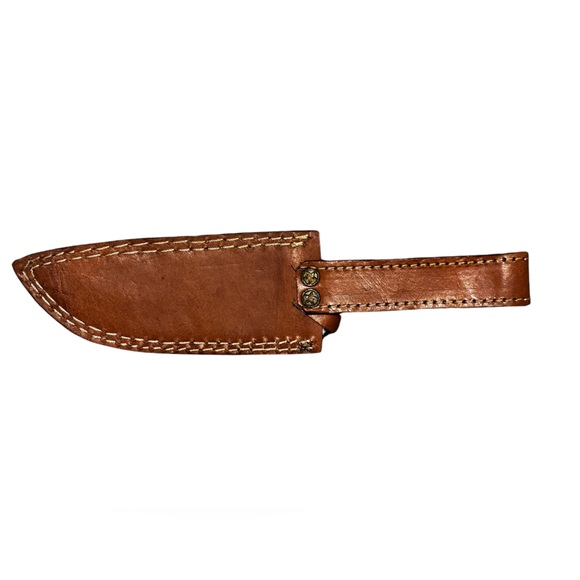 Damascus Blade Blacksmith Crafted includes Leather Sheath - Picture 7 of 9